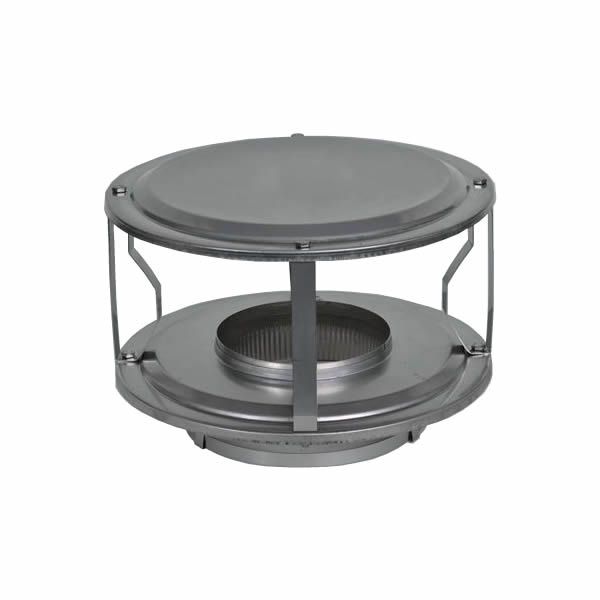 7" Ventis 430 Stainless Steel Wide Open-Style Rain Cap