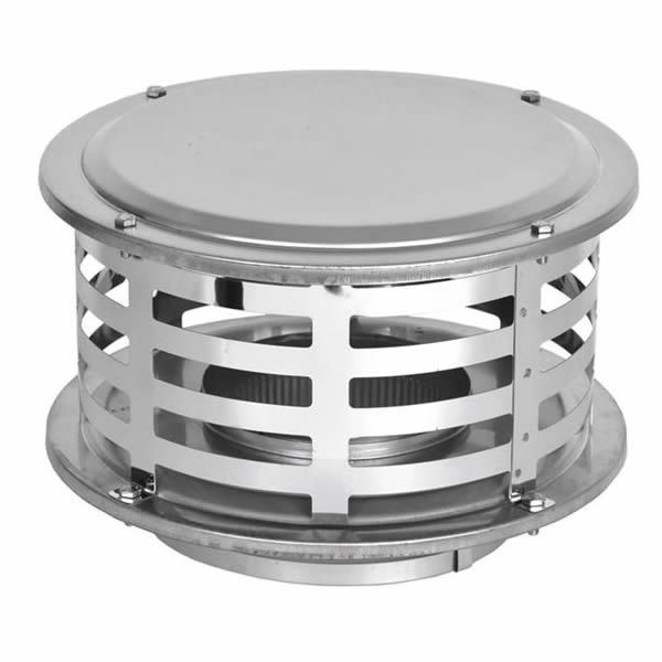 7" Ventis 316L Stainless Steel Standard Rain Cap