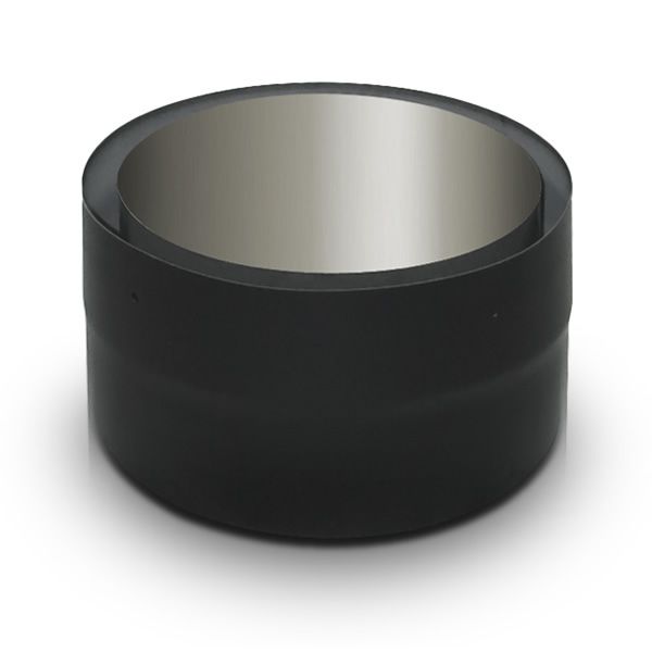 7" Diameter Champion Premium Double Wall Black Stove Pipe - 6"
