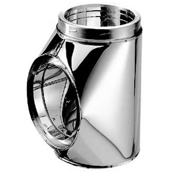 7" DuraTech Stainless Steel Tee with Cap
