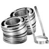 8" DuraPlus 30º Stainless Steel Elbow Kit