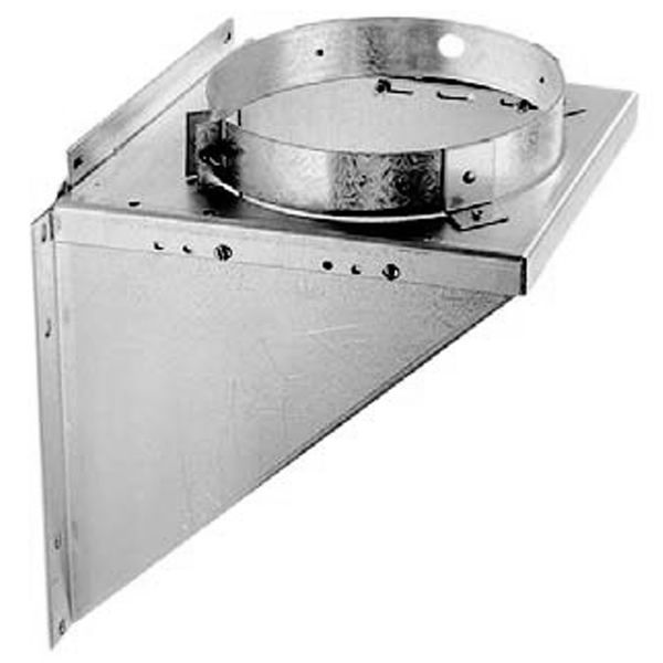 8" DuraTech Stainless Steel Adj.  Tee Support Bracket