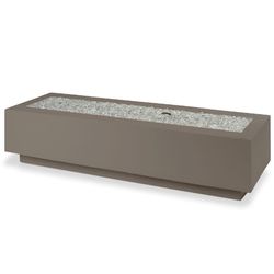 Cove Linear Concrete Gas Fire Table - 72"