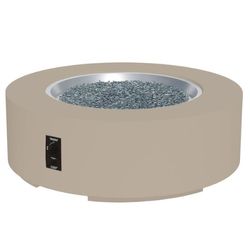 Cove Round Gas Concrete Fire Pit - 48"