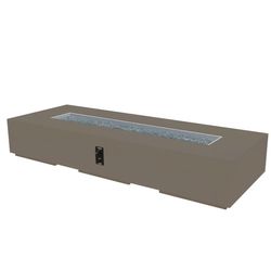 Cove Linear Gas Concrete Fire Pit - 96"