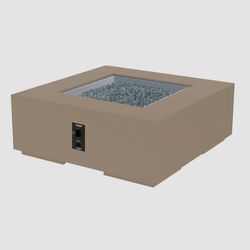 Cove Square Gas Concrete Fire Pit - 42"