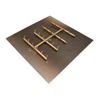 240K BTU Square Tree Match Lit Crossfire Burner System - 30"