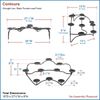 Minuteman Contours Hearth Candelabra
