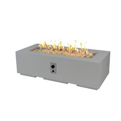 Cove Linear Concrete Gas Fire Table - 54"
