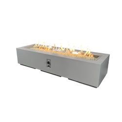 Cove Linear Concrete Gas Fire Table - 72"
