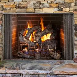 Outdoor Lifestyles Cottagewood Outdoor Wood Fireplace - 50"