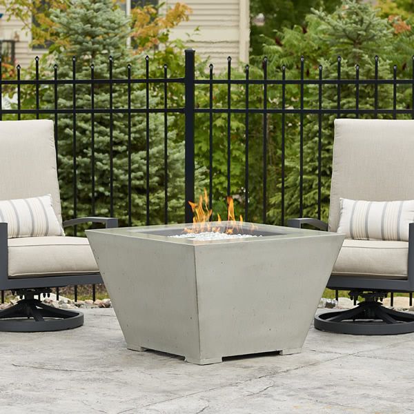 Cove Square Gas Fire Pit Table