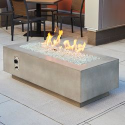 Cove Linear Gas Fire Pit Table - 54"