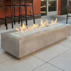Cove Linear Gas Fire Pit Table - 72"