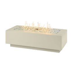 Cove Linear Concrete Gas Fire Table - 54"