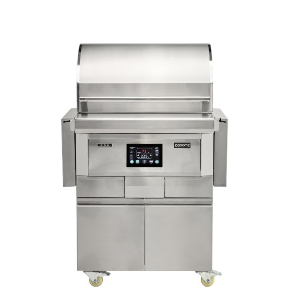 Coyote Next-Gen Cart-Mount Pellet Grill - 28"