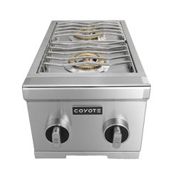 Coyote Built-In Double Side Burner - 12"