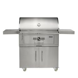 Coyote Cart-Mount Charcoal Grill - 36"