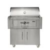 Coyote Cart-Mount Charcoal Grill - 36"