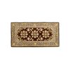 Coffee Rectangular Oriental Hearth Rug - 44" x 22"
