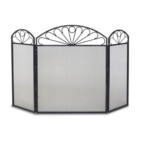 Colonial Three Panel Fireplace Screen