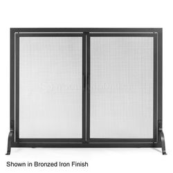 Classic Fireplace Screen with Doors