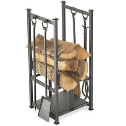 Craftsman Indoor Firewood Rack - Vintage Iron