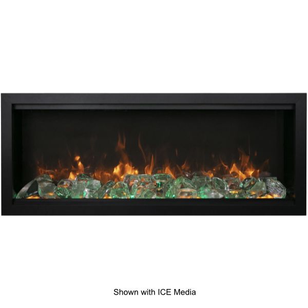 Amantii Symmetry Xtra Tall Bespoke Electric Fireplace - 74"
