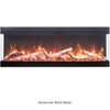 Amantii Tru View Bespoke 3 Sided Electric Fireplace - 45"