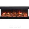 Amantii Tru View Bespoke 3 Sided Electric Fireplace - 45"