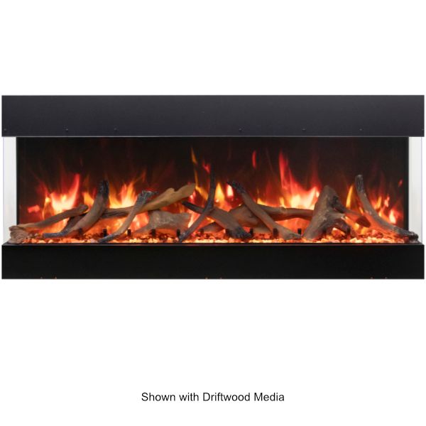 Amantii Tru View Bespoke 3 Sided Electric Fireplace - 45"