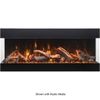 Amantii Tru View Bespoke 3 Sided Electric Fireplace - 45"