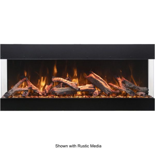 Amantii Tru View Bespoke 3 Sided Electric Fireplace - 45"