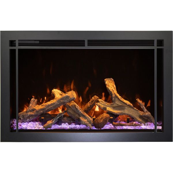 Amantii Traditional Lumina Smart Electric Fireplace - 33"