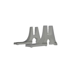Adams Cast Iron Fireback Feet