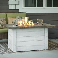 Alcott Linear Manual Ignition Gas Fire Pit Table