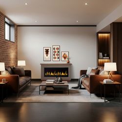 Simplifire Allusion Edge 50 Linear Electric Fireplace