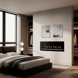 Simplifire Allusion Edge 60 Linear Electric Fireplace