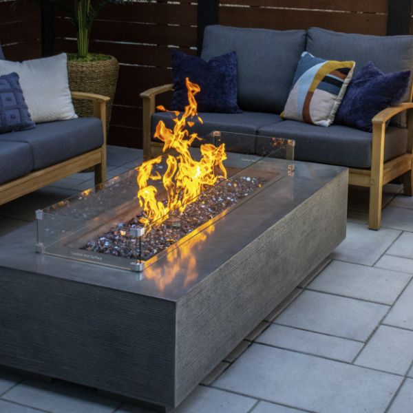 FlameCraft Zen Rectangular Gas Fire Pit