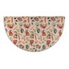 Hearthside Autumn Leaves Printed Nylon Half Round Rug