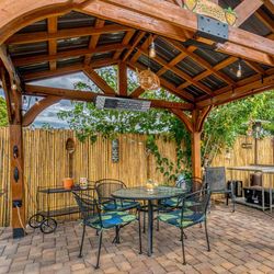 Aura Carbon 6000W Patio Heater - Stainless Steel