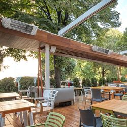 Aura Carbon 4000W Patio Heater - Stainless Steel