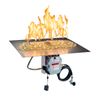 Crystal Fire Plus Linear Plate Electronic Burner System - 24" x 24"