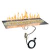 Crystal Fire Plus Linear Plate Manual Burner System - 42" x 24"