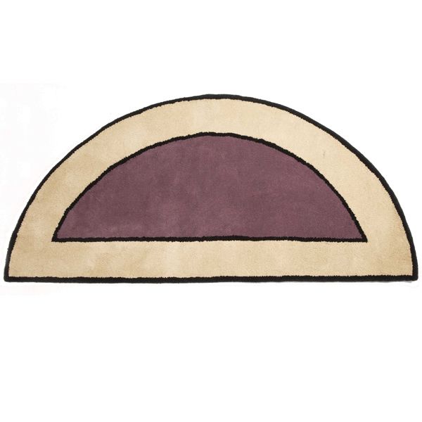 Contemporary II Dusk Half-Round Rug - 56"x26"