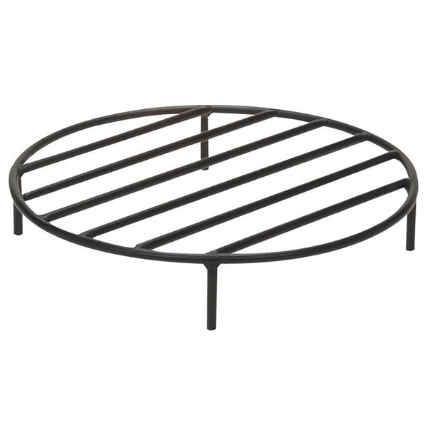 Black Steel Fire Ring Grate - 40"