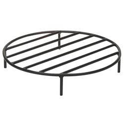 Black Steel Fire Ring Grate - 40"
