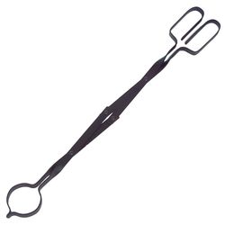 Black Steel Scissor Tong