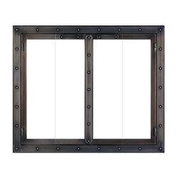 Black Rock ZC Fireplace Glass Door