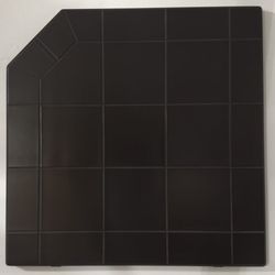 Heritage Corner Hearth Pad - Black Knight